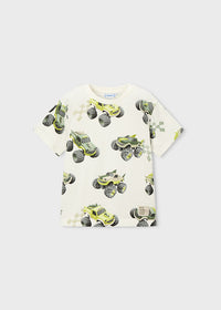 T-Shirt Bambino Con Stampa Monster Truck