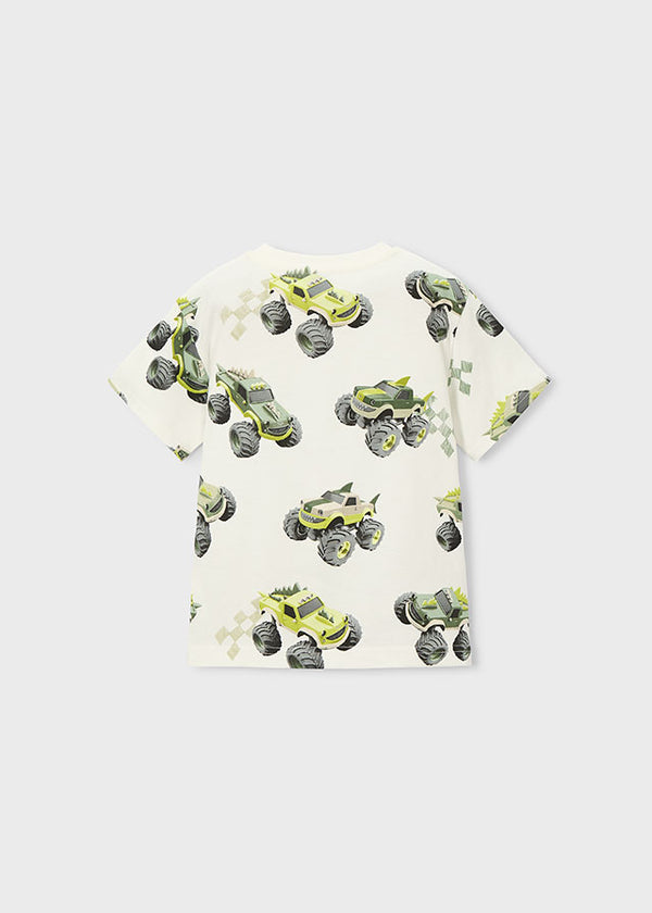 T-Shirt Bambino Con Stampa Monster Truck