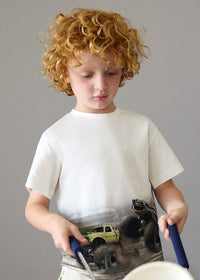 T-Shirt Maxi Stampa Monster Truck