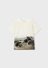 T-Shirt Maxi Stampa Monster Truck