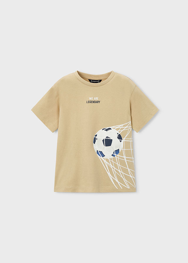Maglietta Manica Corta Stampa Pallone