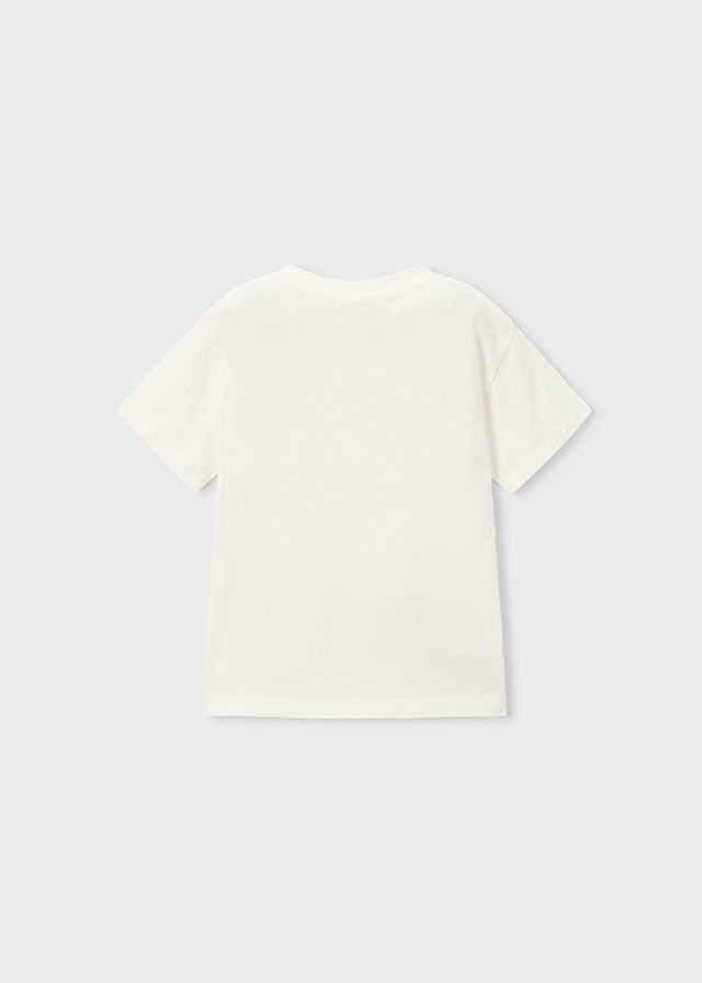 T-Shirt Verde Salvia Stampa Scimmia