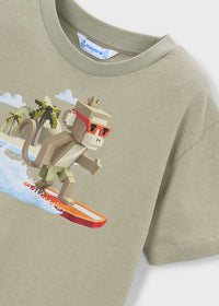 Maglietta Manica Corta Mono Surf Bambu