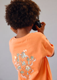 T-Shirt Pixel Art Arancione