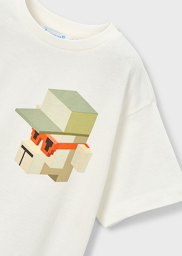 T-Shirt Pixel Art Panna