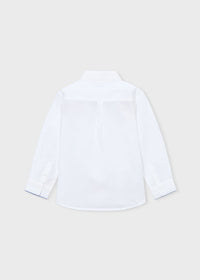 Camicia Elegante Bianca Manica Lunga