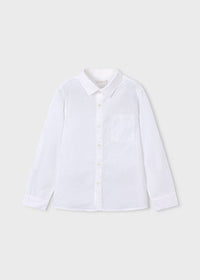 Camicia Bianca Classica A Manica Lunga