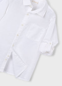 Camicia Bianca Classica A Manica Lunga