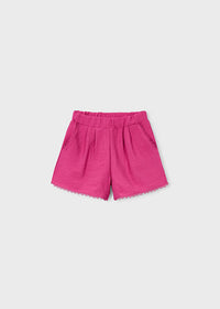 Bermuda Mayoral Bambina Color Lampone