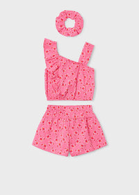 Completo 3 Pezzi Top Monospalla Short
