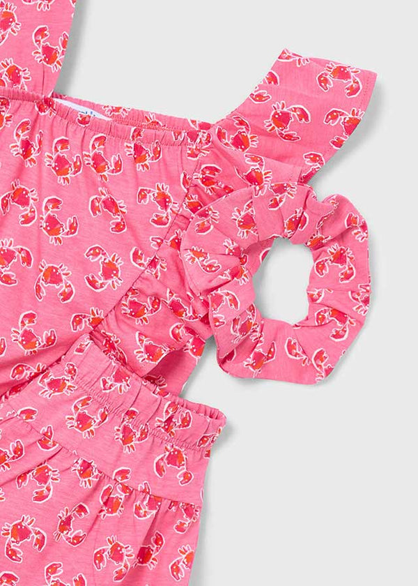 Completo 3 Pezzi Top Monospalla Short