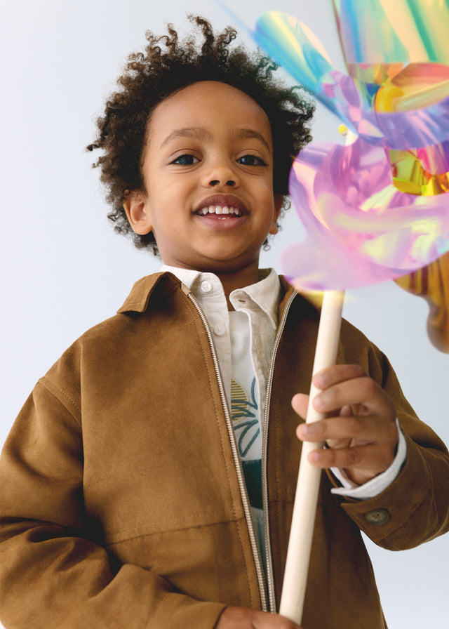 Giacca Mayoral Color Tabacco