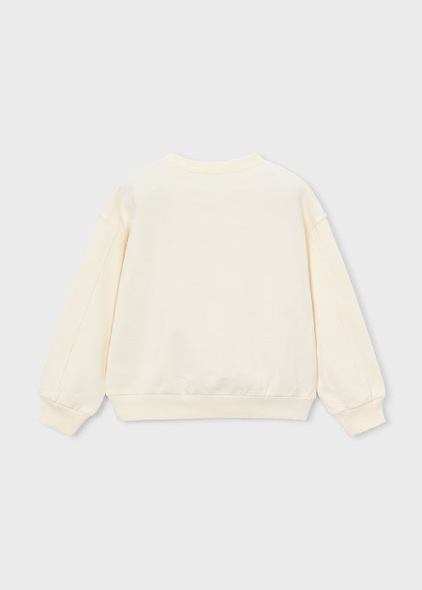 Felpa Planet Flowers Off White