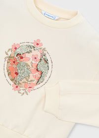 Felpa Planet Flowers Off White