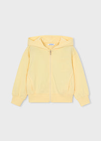 Felpa Con Cappuccio Giallo Sorbetto