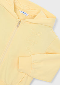 Felpa Con Cappuccio Giallo Sorbetto