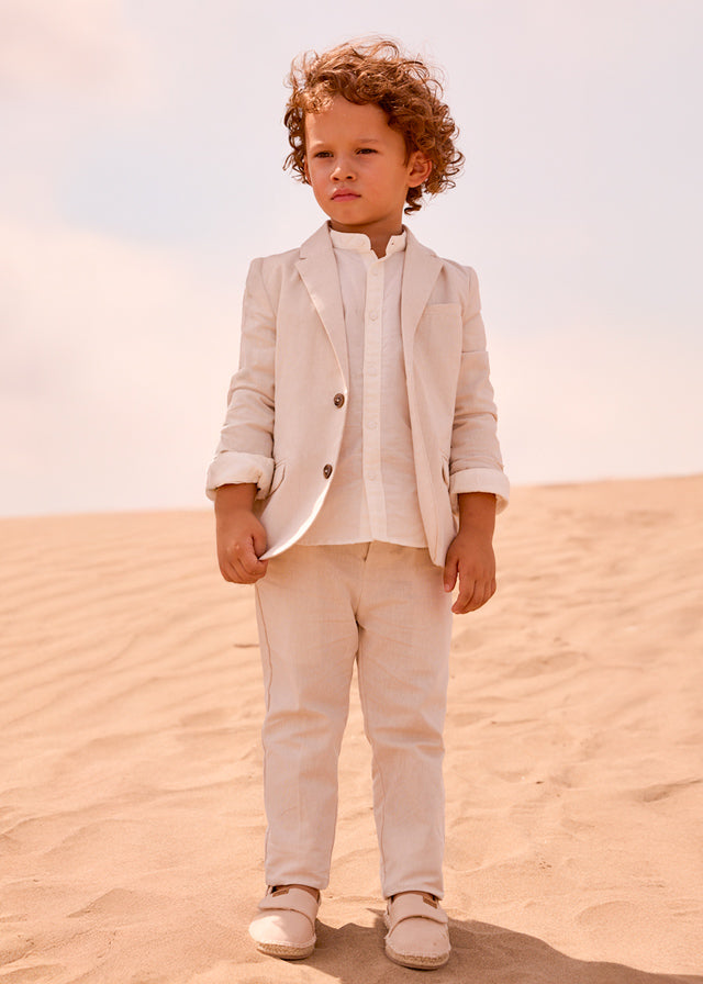 Pantalone Elegante Chino Slim Fit Beige