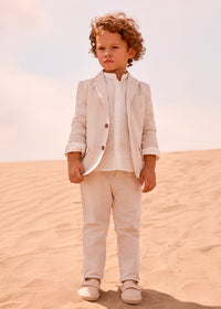 Pantalone Elegante Chino Slim Fit Beige