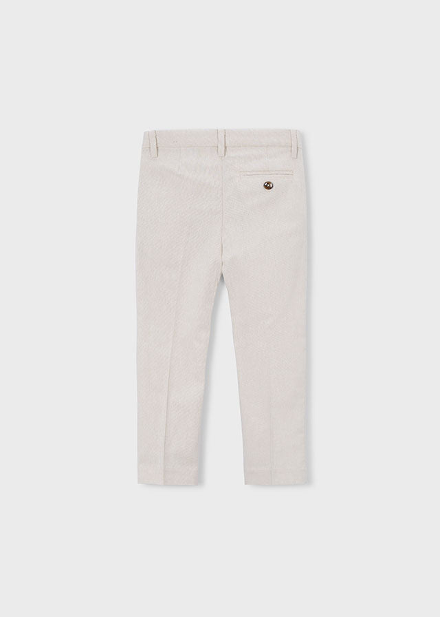Pantalone Elegante Chino Slim Fit Beige