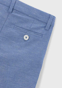 Pantalone Elegante Chino Slim Fit Azzurro