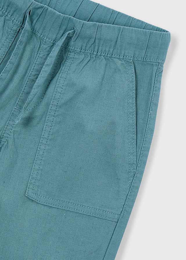 Pantaloni Jogger Ragazzo Color Petrolio