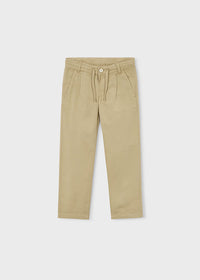 Pantaloni Jogger Ragazzo Color Beige