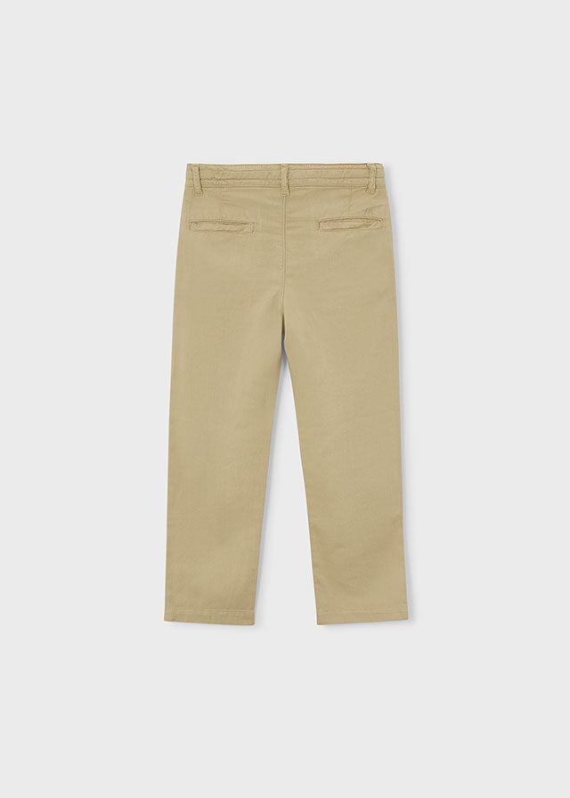 Pantaloni Jogger Ragazzo Color Beige