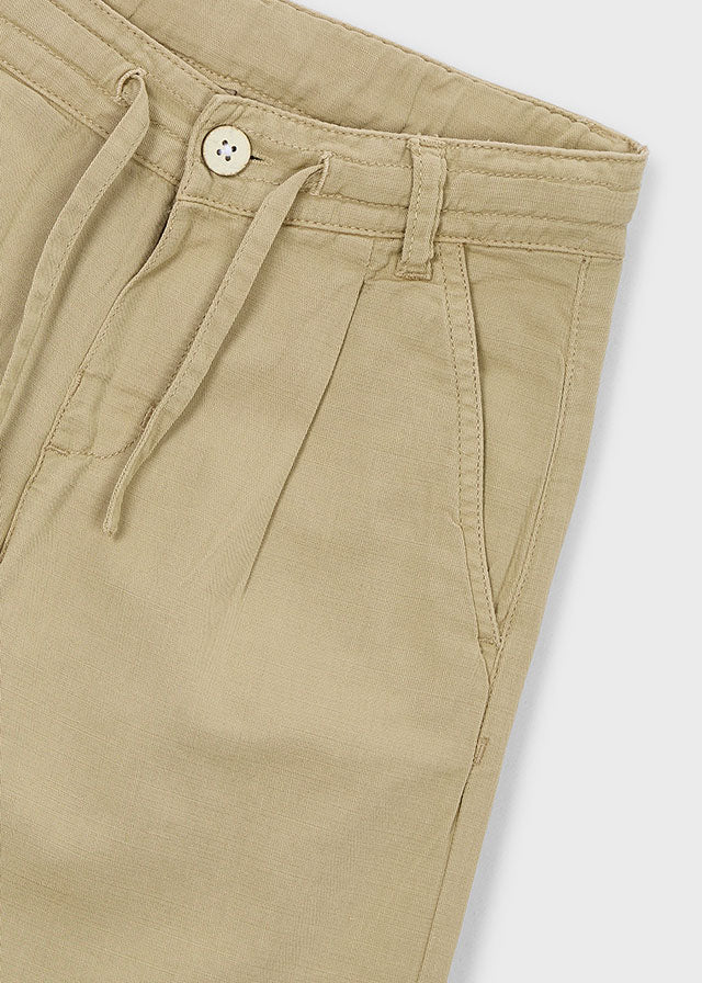Pantaloni Jogger Ragazzo Color Beige