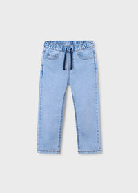 Pantaloni Jogger Ragazzo Color Azzurro