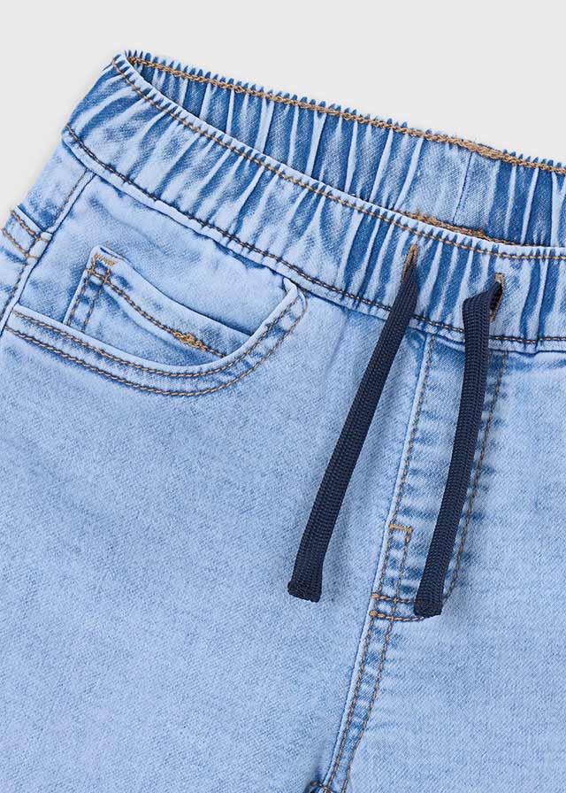 Pantaloni Jogger Ragazzo Color Azzurro