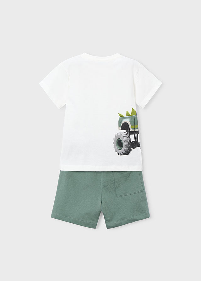 Completo Mayoral T-Shirt E Bermuda Verde