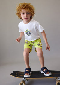 Completo T-Shirt E Bermuda Monster Truck