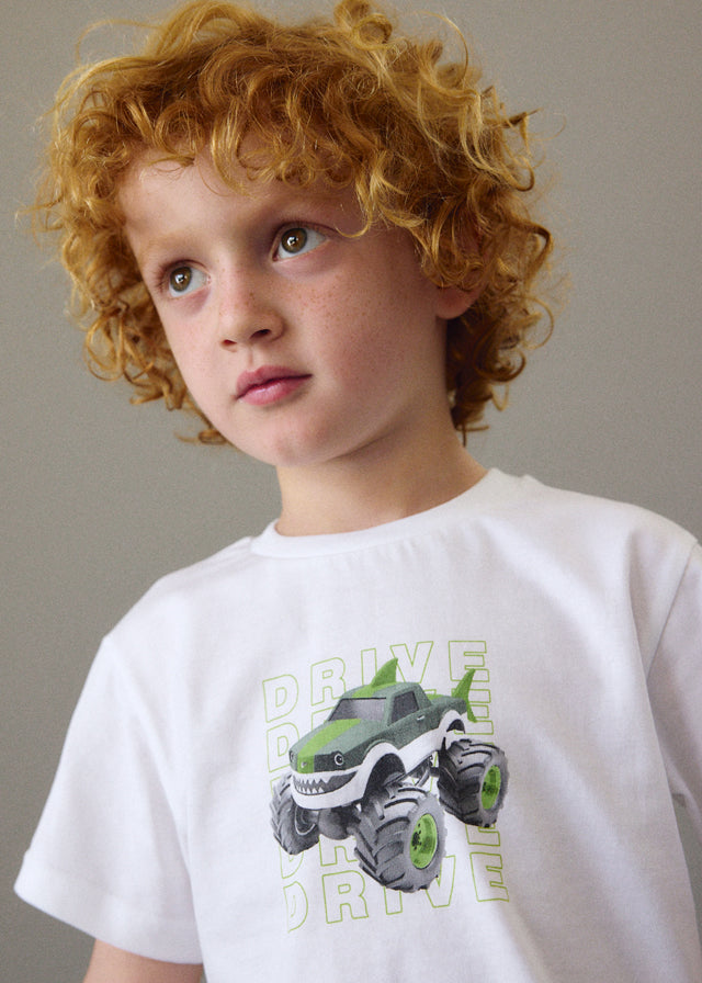 Completo T-Shirt E Bermuda Monster Truck