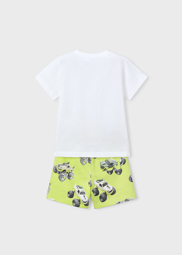 Completo T-Shirt E Bermuda Monster Truck