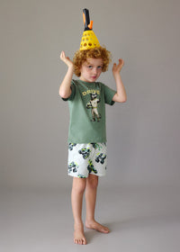 Costume Boxer Mare Stampa Monster Truck