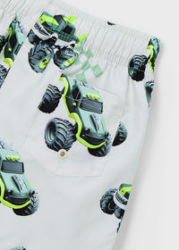 Costume Boxer Mare Stampa Monster Truck