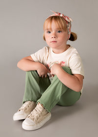 Leggings Zampa Costina Verde Salvia