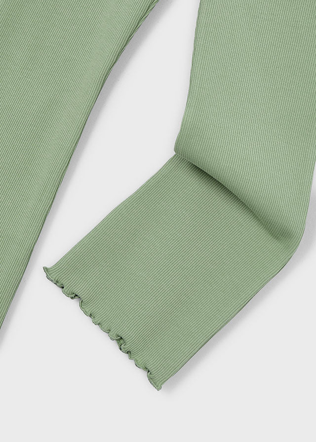 Leggings Zampa Costina Verde Salvia