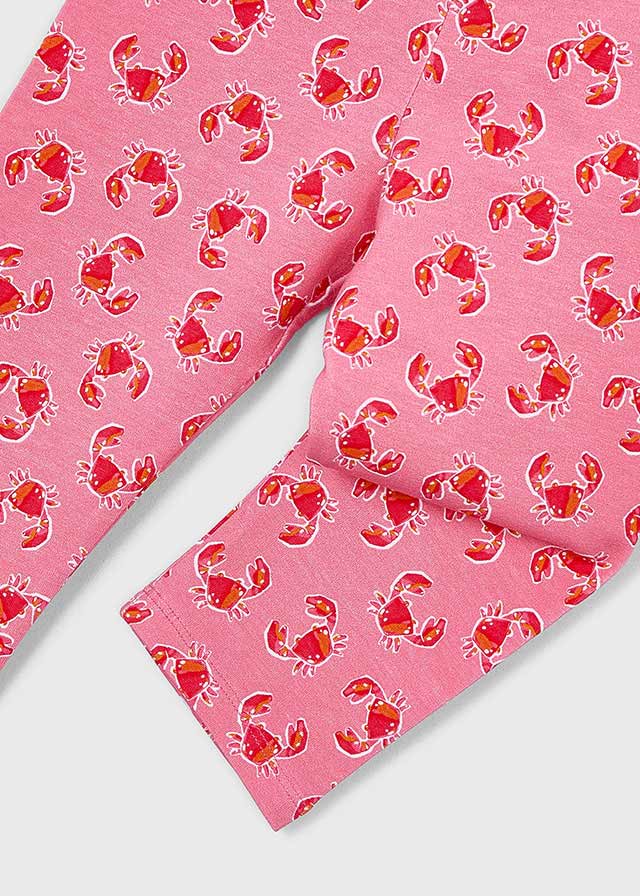 Pantaloni Leggings Stretch Micro Stampa