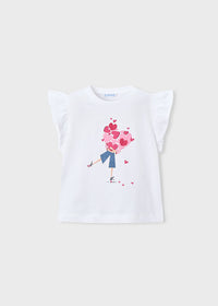 Set 3 Pezzi T-Shirt E Doppia Variante Leggings Rosa