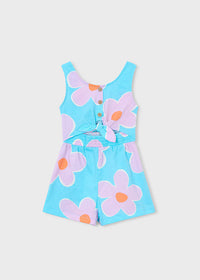 Jumpsuit Estiva Flower Power Azzurra