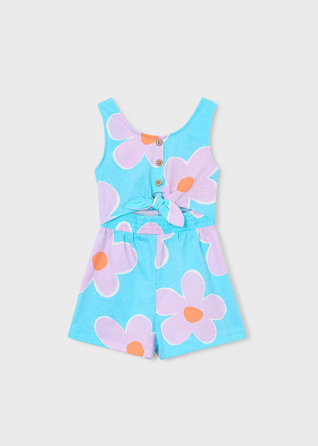 Jumpsuit Estiva Flower Power Azzurra