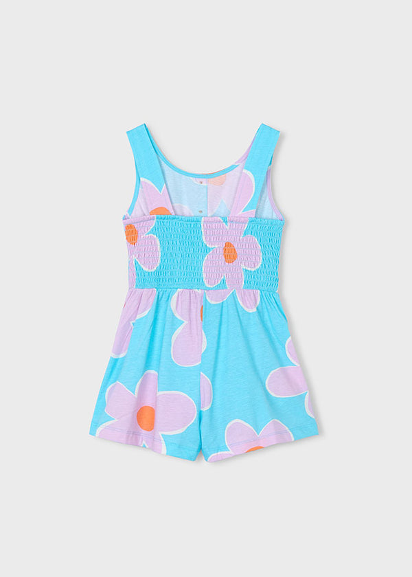 Jumpsuit Estiva Flower Power Azzurra