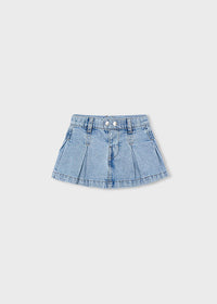 Minigonna In Denim Chiaro