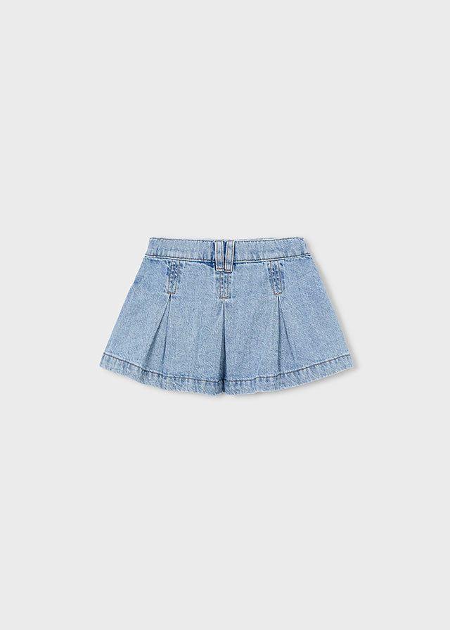 Minigonna In Denim Chiaro
