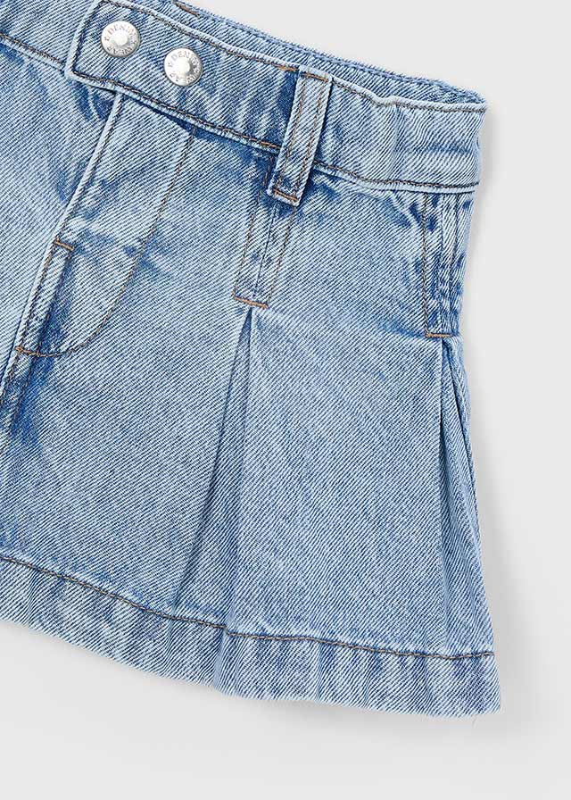 Minigonna In Denim Chiaro