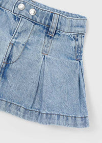 Minigonna In Denim Chiaro