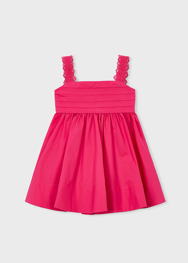 Vestito Elegante Color Fragola