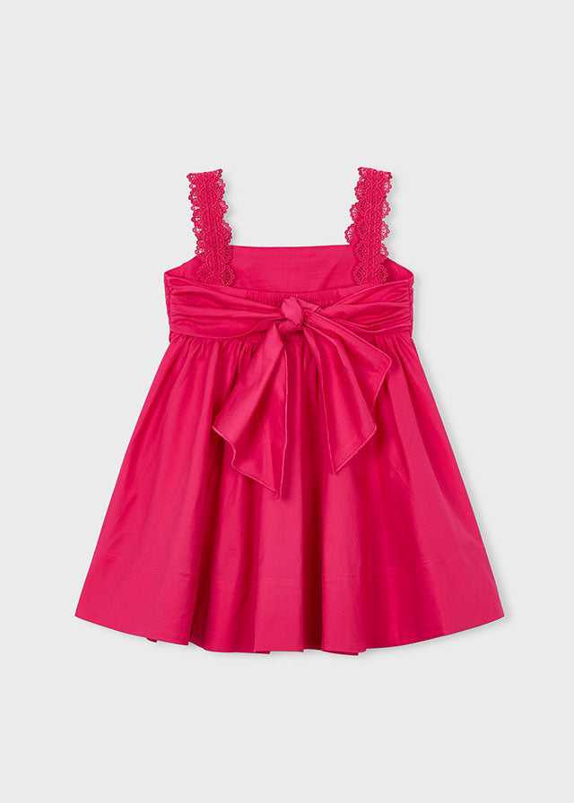 Vestito Elegante Color Fragola