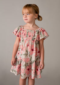 Vestito Elegante Con Stampa Floreale